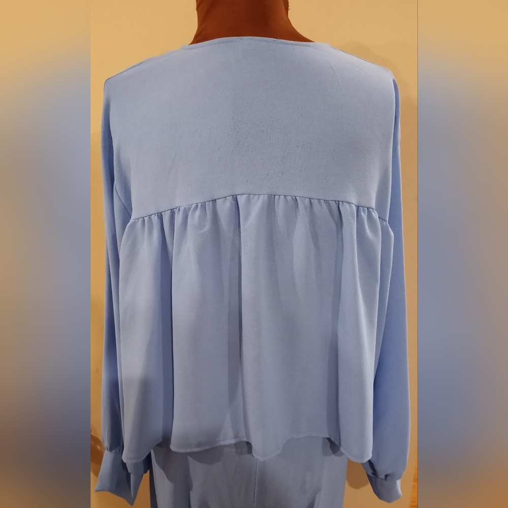 Light Blue Two-Piece Set - Picture 3 of 4